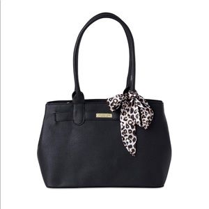 London Fog Lorianna Vegan Leather Satchel Bag